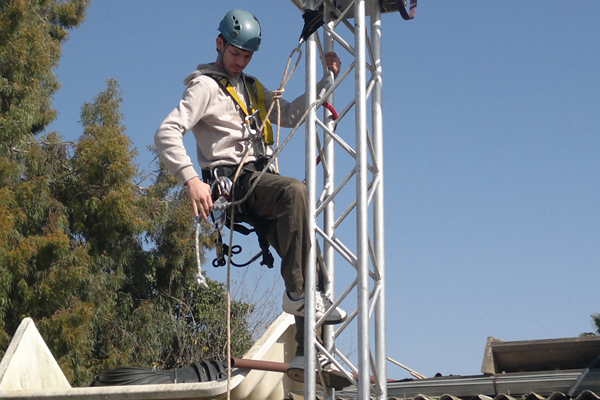 הדרכת עובדי הגברה ותאורה בחברת נטיבי קול 