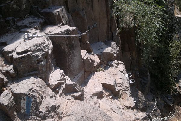 התקנת אמצעי בטיחות למטיילים בנחל תבור