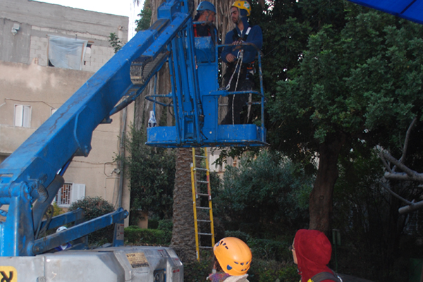 הדרכת עובד גובה כללי לבוני תפאורה 