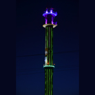 התקנת תאורה על מגדל בסנפלינג